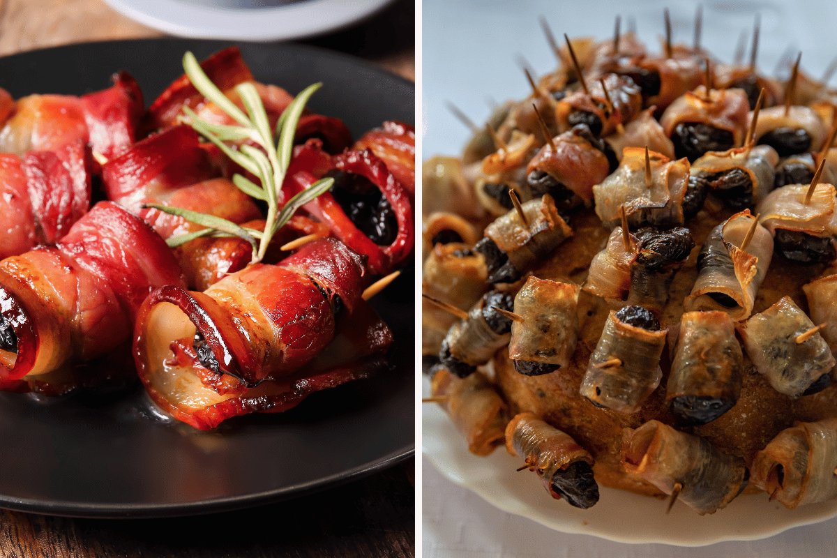 švestky ve slanině